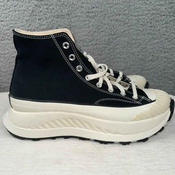 Converse Shoes Womens 11 Mens 9.5 Black Chuck AT-CX Platform Sneakers NE - Picture 8 of 8